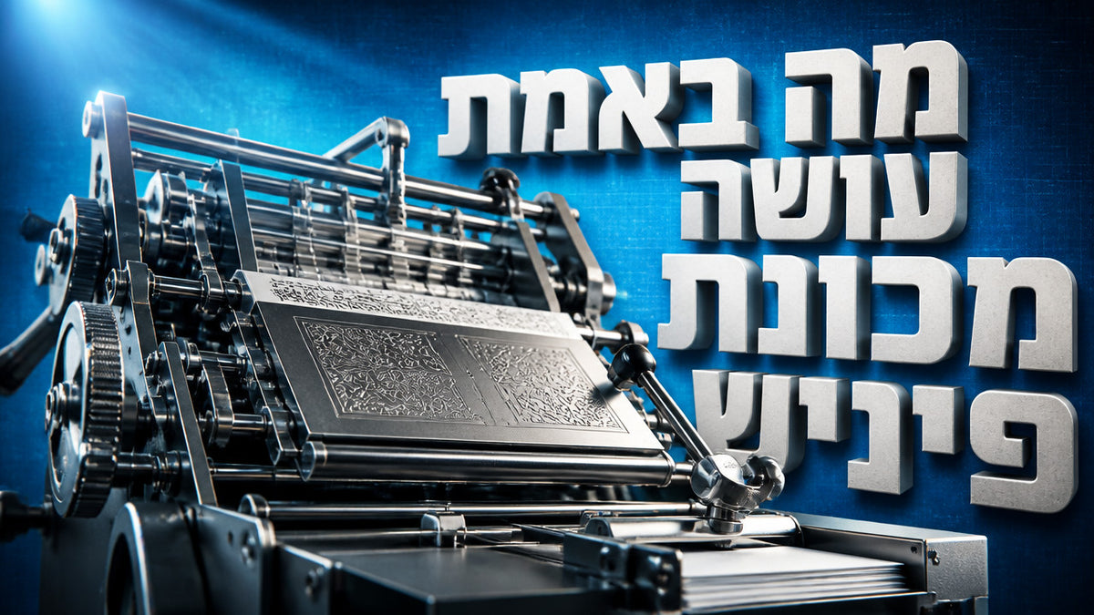 מה זו מכונת פיניש ולמה ספרים משתמשים בה? המדריך המלא