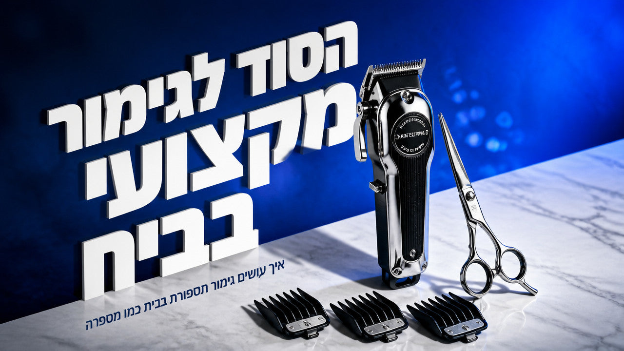 איך עושים גימור תספורת בבית כמו מספרה: המדריך המלא